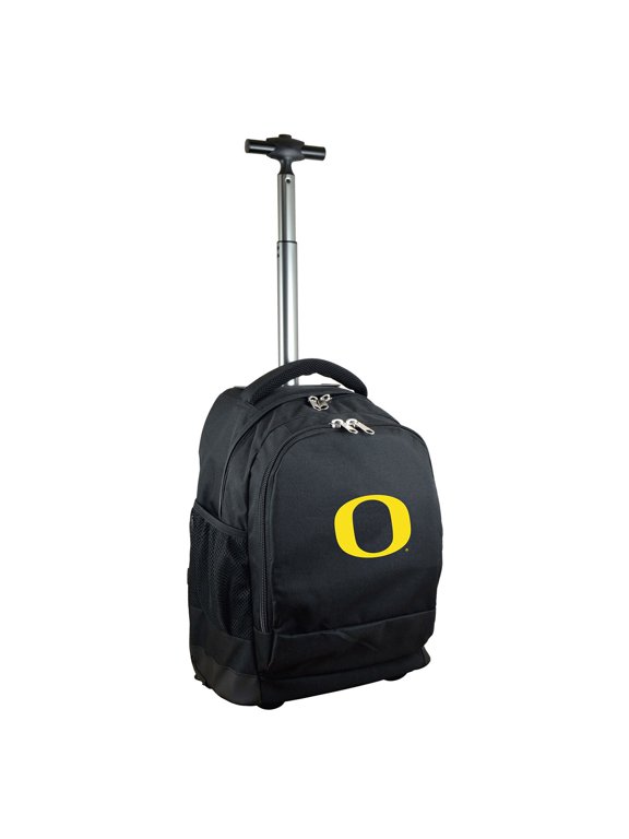 Black Oregon Ducks 19'' Premium Wheeled Backpack