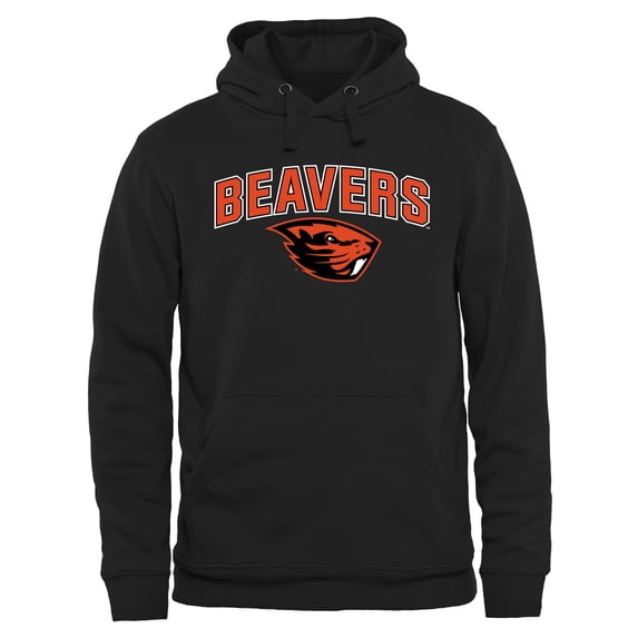 Black Oregon State Beavers Proud Mascot Pullover Hoodie