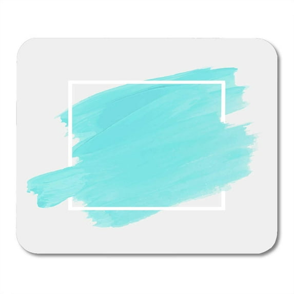 Black Original Grunge Brush Paint Design Acrylic Stroke Over Rough Hand Perfect for Headline and Blue Mousepad Mouse Pad Mouse Mat 9x10 inch