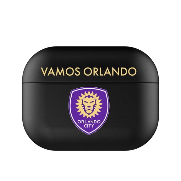 Black Orlando City SC Insignia AirPods Case Cover
