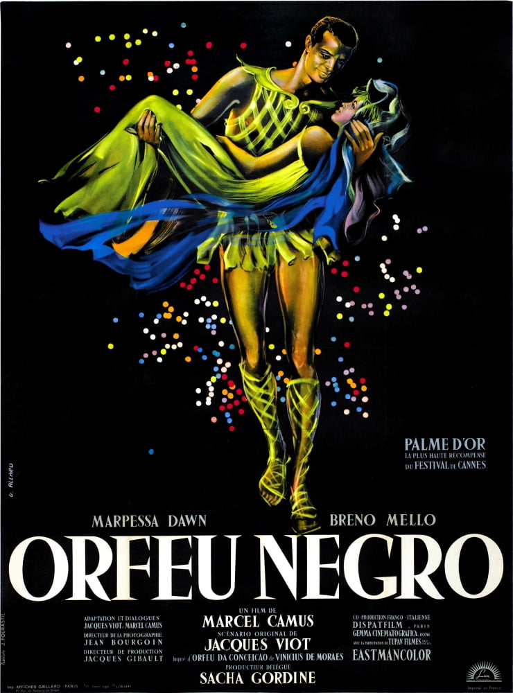 Black Orpheus Canvas Art - (24 x 36)