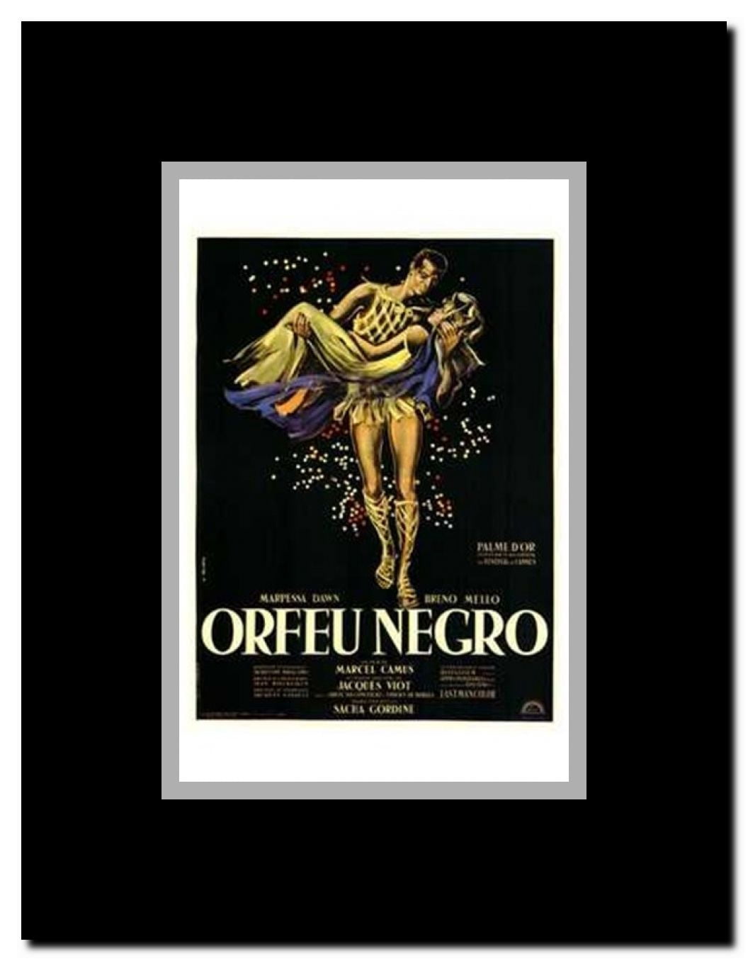 Black Orpheus Framed Movie Poster
