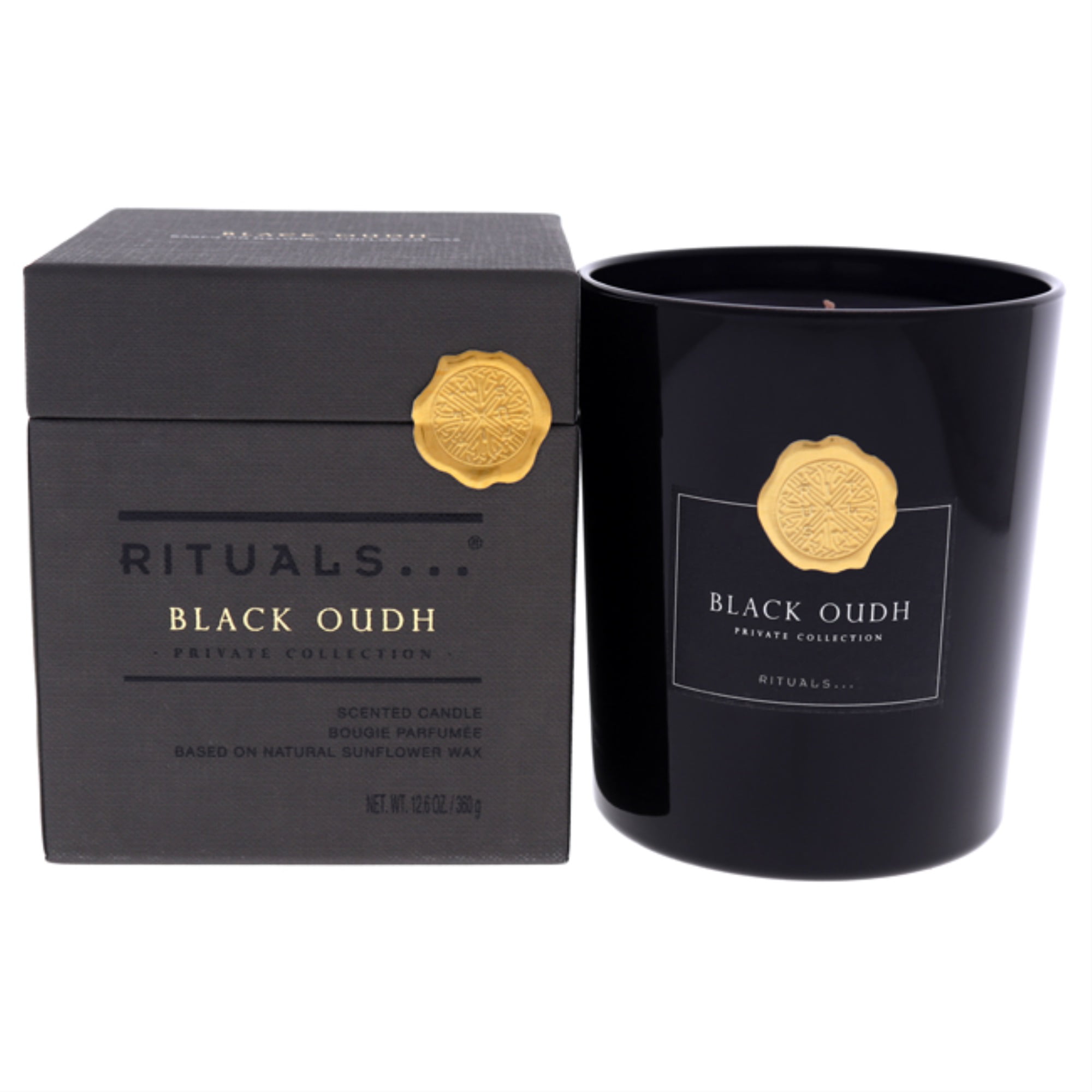  RITUALS Black Oudh Luxury Home Decor Candle - 12.6 Oz