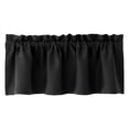 thumbnail image 1 of Black Out Curtains Valance for Living Room and Kitchen Window, 57 x 18 in, Polyester, Light Blocking, 1 of 8