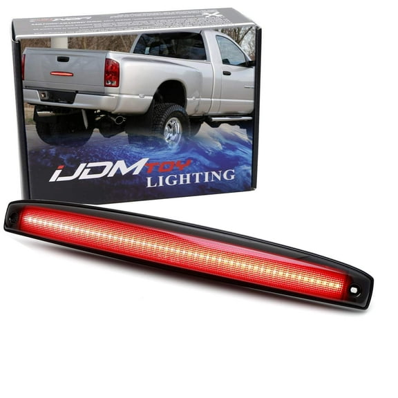 Black-Out Smoked Lens 54-SMD Full LED Stripe Rear Center Tailgate ID Identification Lightbar, For 2003-2006 Dodge RAM 2500 3500 Dually DRW
