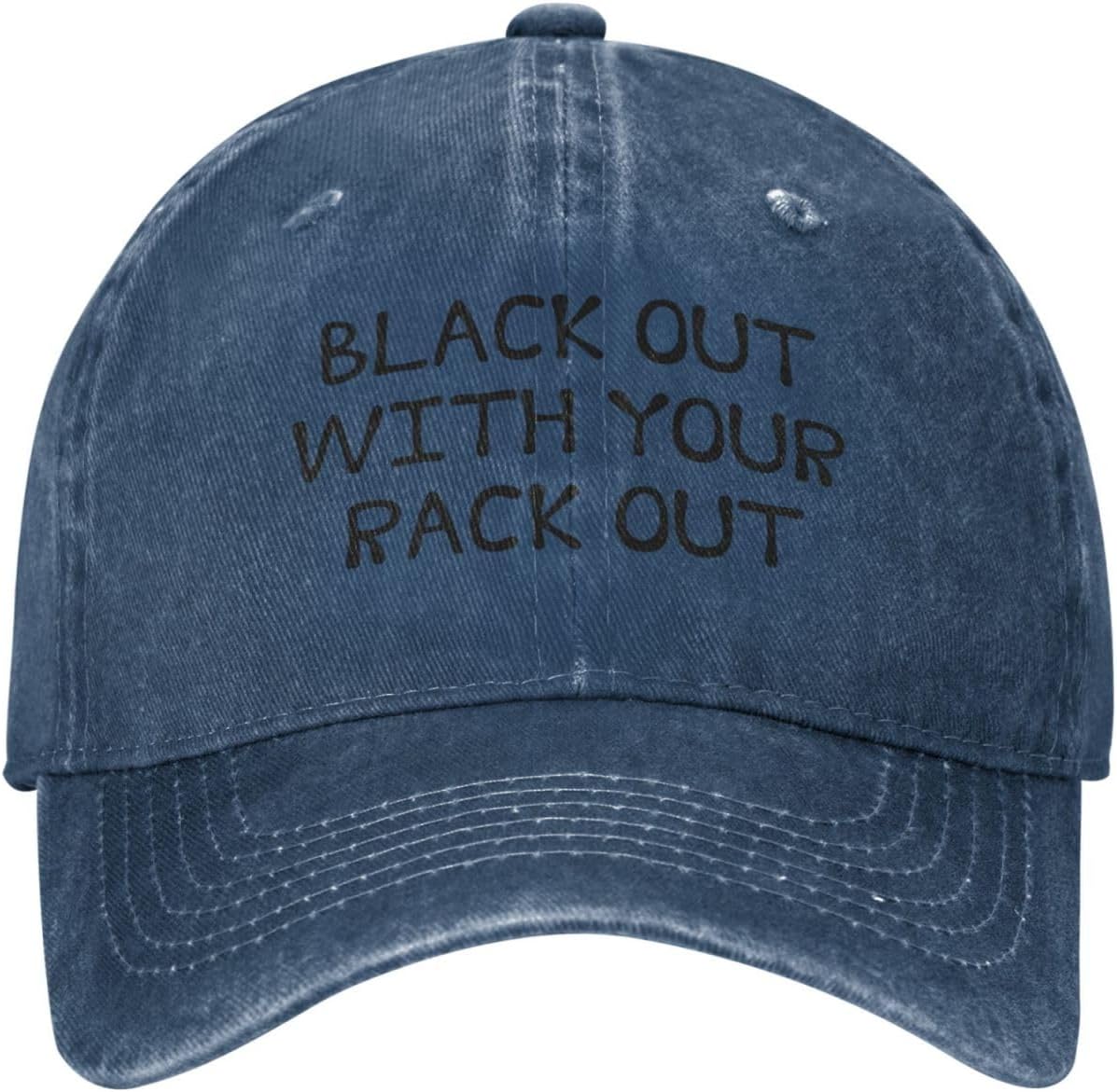 Black Out With Your Rack Out Trucker Hat