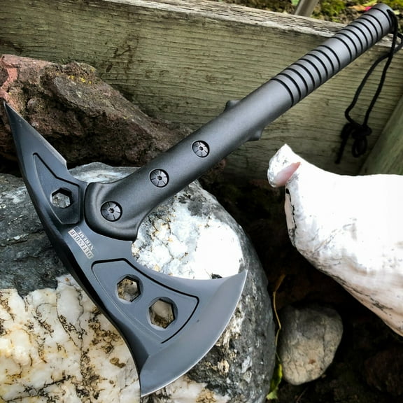 Black Outdoor Camping Tomahawk Hatchet Axe