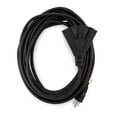 thumbnail image 1 of Black Outdoor Extension Cords | Perfect For Lawn & Landscape Lighting | 25 Feet, 1 of 6