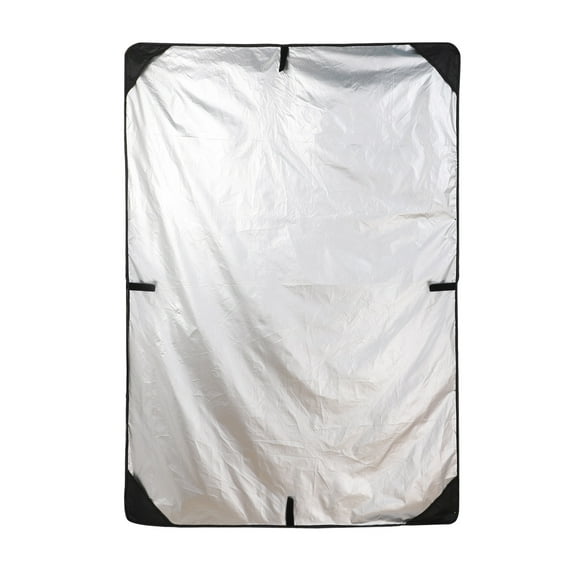 Black Outdoor Swing Canopy Replacement Cover 3 Seater Porch Replacement Canopy for Swing Top Cover 75"x 47" Waterproof UV Resistant Sun Sahde for Garden Patio Hammock Outdoor All Weather Protection