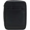 thumbnail image 1 of Black Outer Pocket Leather Like Vinyl Bible Cover Case with Handle X-Large, 1 of 3