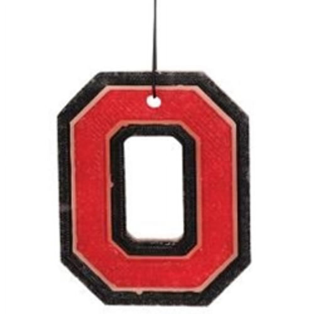 Black Outline Block O Air Freshener, Wildberry Zinger