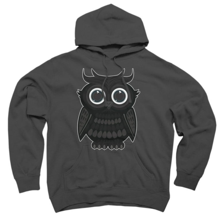 Black outlet owl hoodie