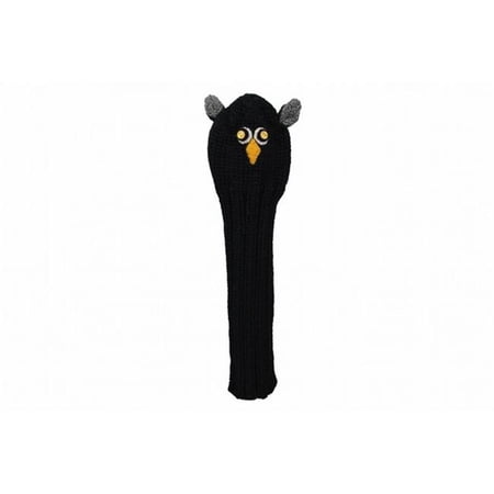 Black Owl Driver Golf Head Cover