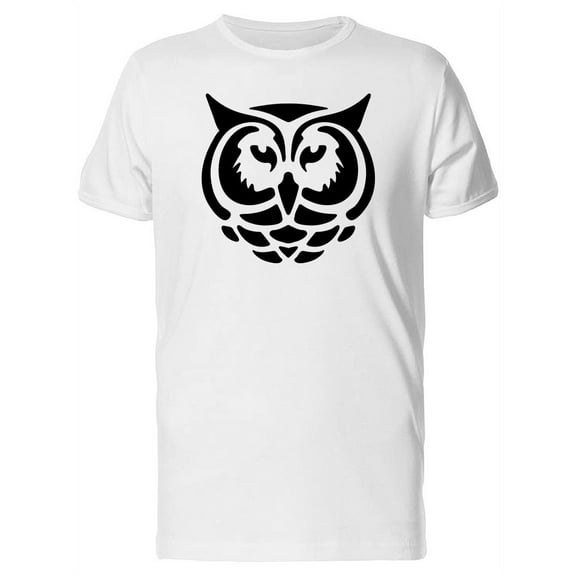 Black Owl T-Shirt Men -Image by Shutterstock, Male x-Large