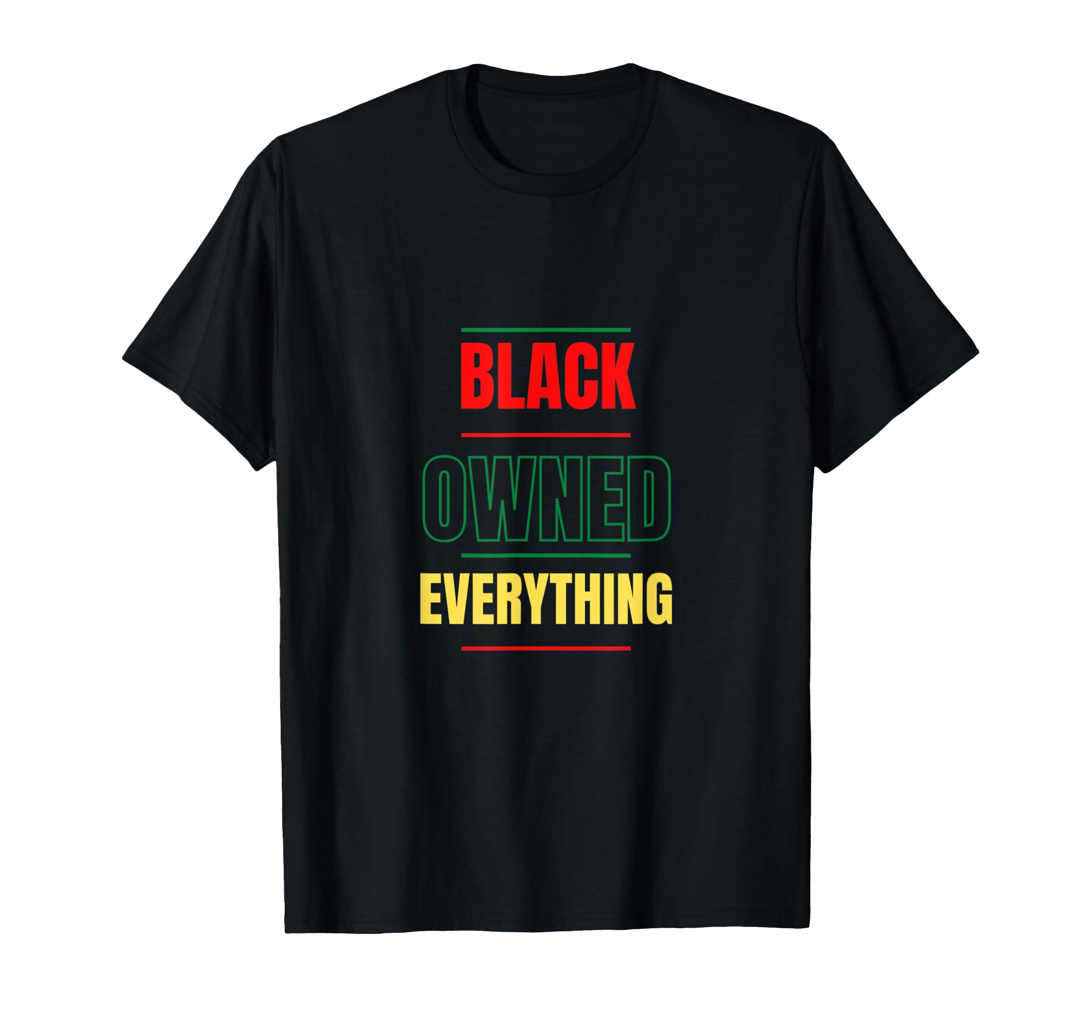 Black Owned Everything Black Wallstreet Pan African TShirt4XL