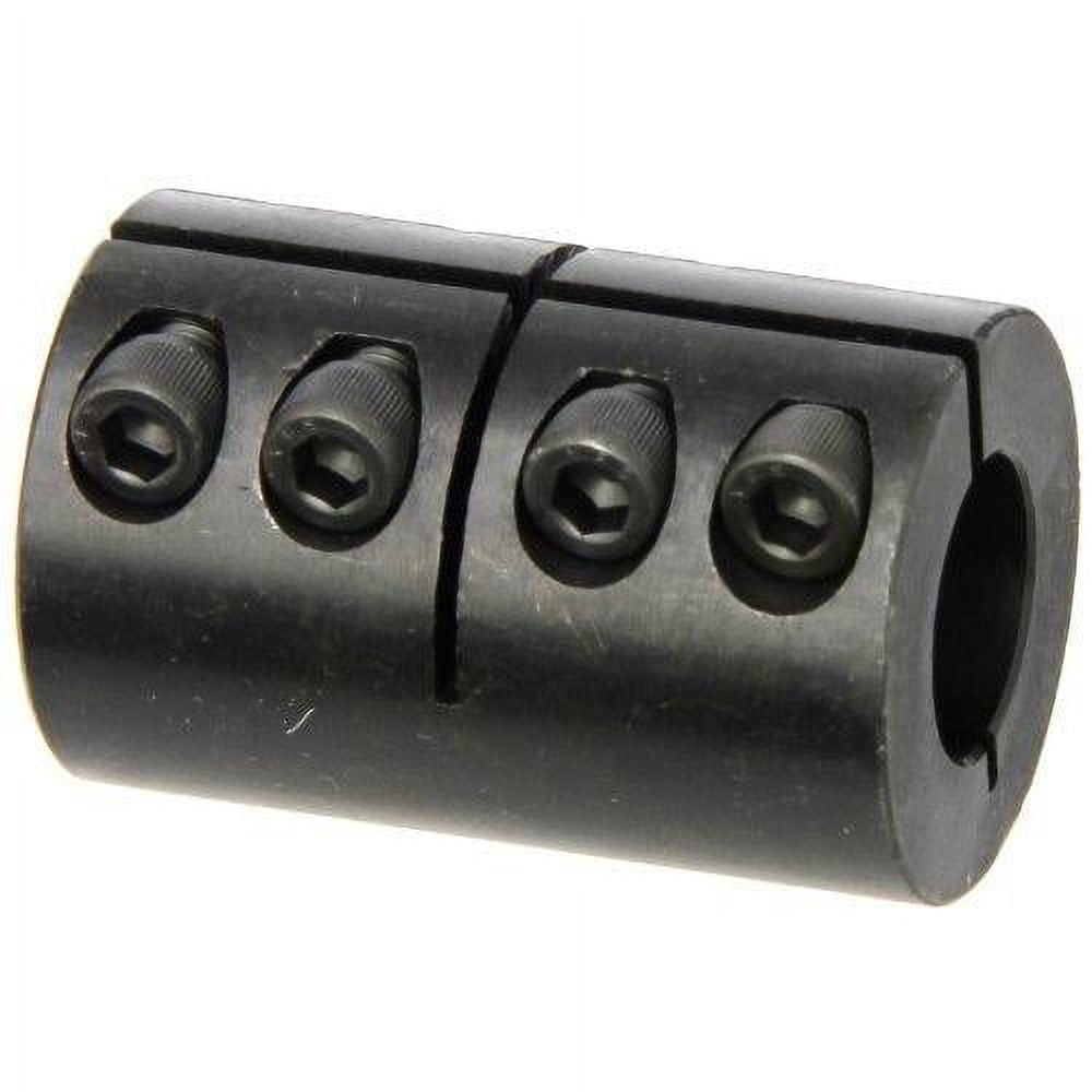 black-oxide-plated-mild-steel-clamping-coupling-3-4-x-3-4-bore-1-1