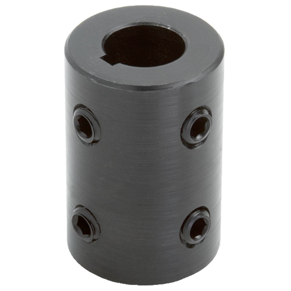 black-oxide-plated-mild-steel-rigid-coupling-1-bore-2-outside