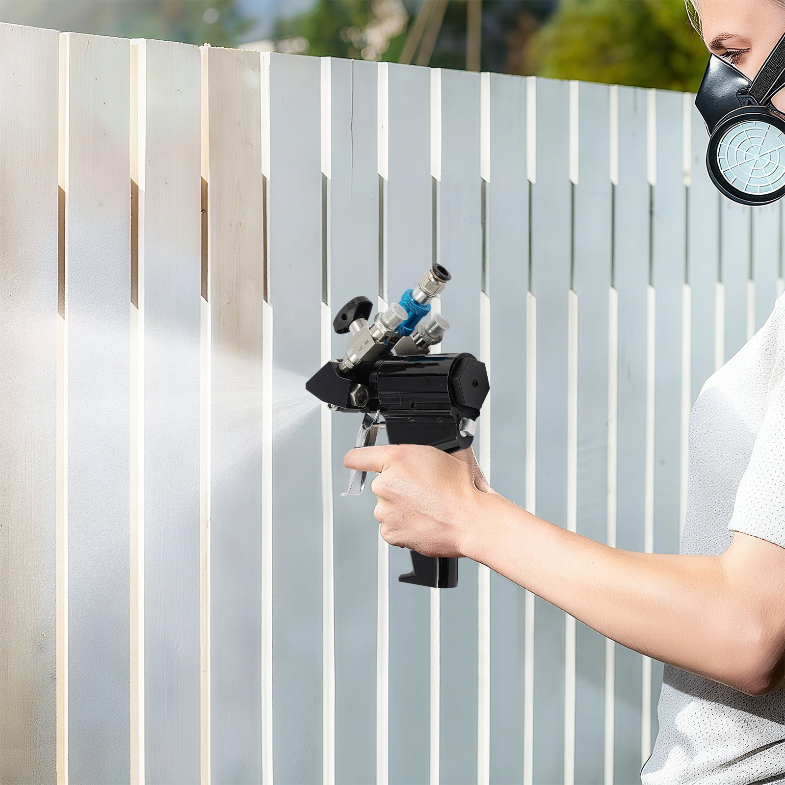 Black P2 PU Foam Spray Gun Upgrade Polyurethane Air Purge Spray Gun For ...