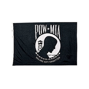 Black POW MIA Flag (2' x 3')