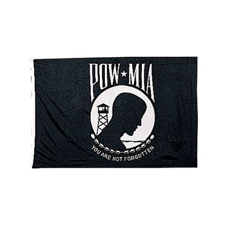 Black POW MIA Flag (2' x 3')