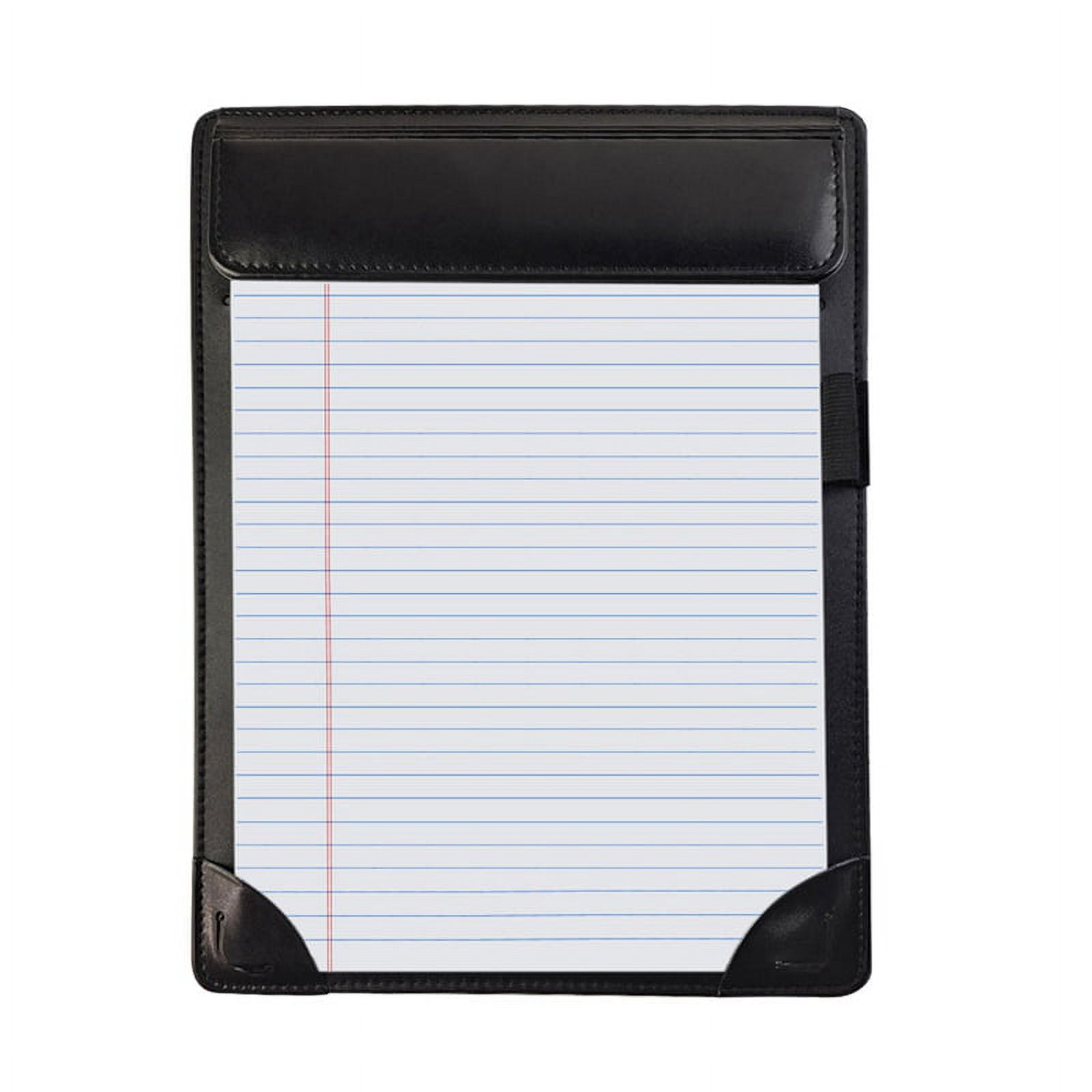 Black PU Leather A4 Clipboard File Paper Board Writing Pad Folder