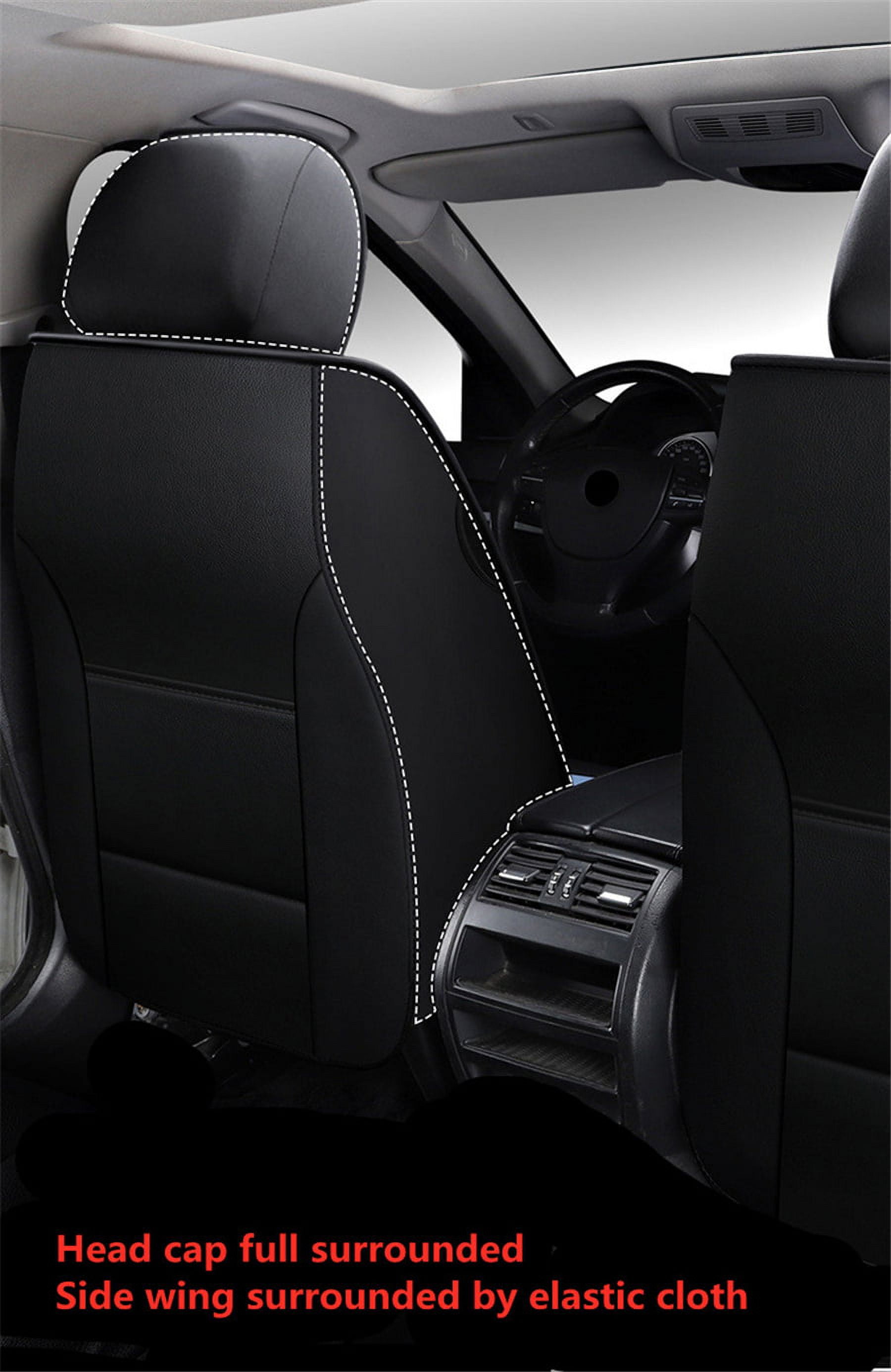 Driver Seat Cover PU Leather Car Seat Cushion With Edge Wrapping Waterproof With 515492