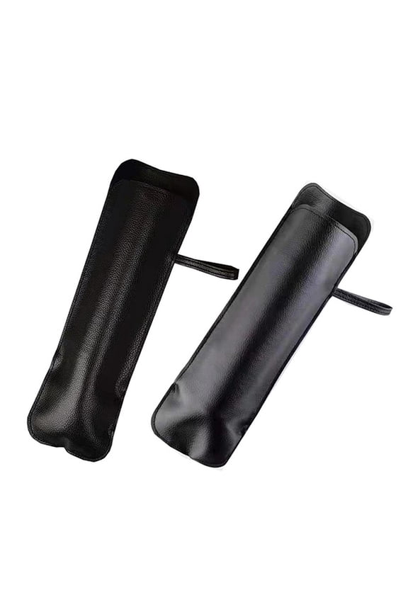 Black PU Leather Umbrella Cover Case Portable Waterproof Umbrella Storage Pocket Umbrella Bag Portable Umbrella Cover