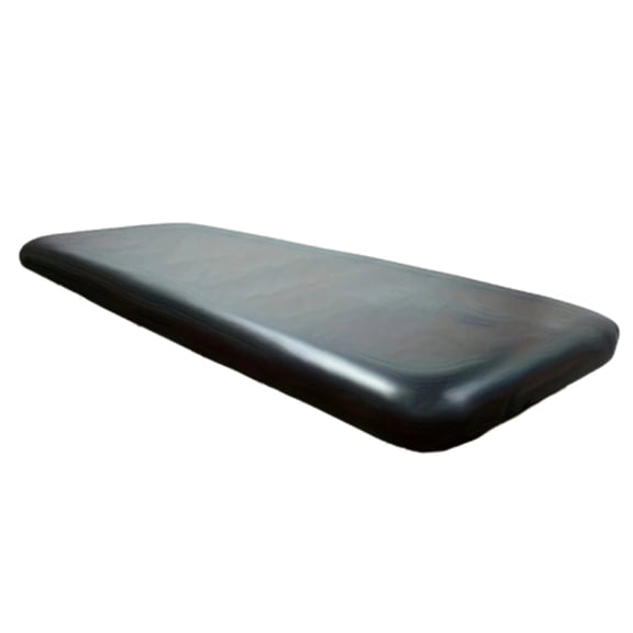 Black PU Massage Bed Cover — 70.8 x 31.5 x 3.94 Inches — Waterproof, Ultra-Stretch Fitted Protective Cover — Durable Sheet Designed for Beauty Salons, Spas, and Eyelash Extension Beds