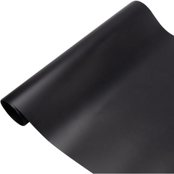 Black PVC Backdrop 120x40cm/47.24x15.75inch Food otogray Background Matte Waterproof Vinyl for Product Video oto Studio Shooting Flat Lay Cosmetics Jewelry 1set