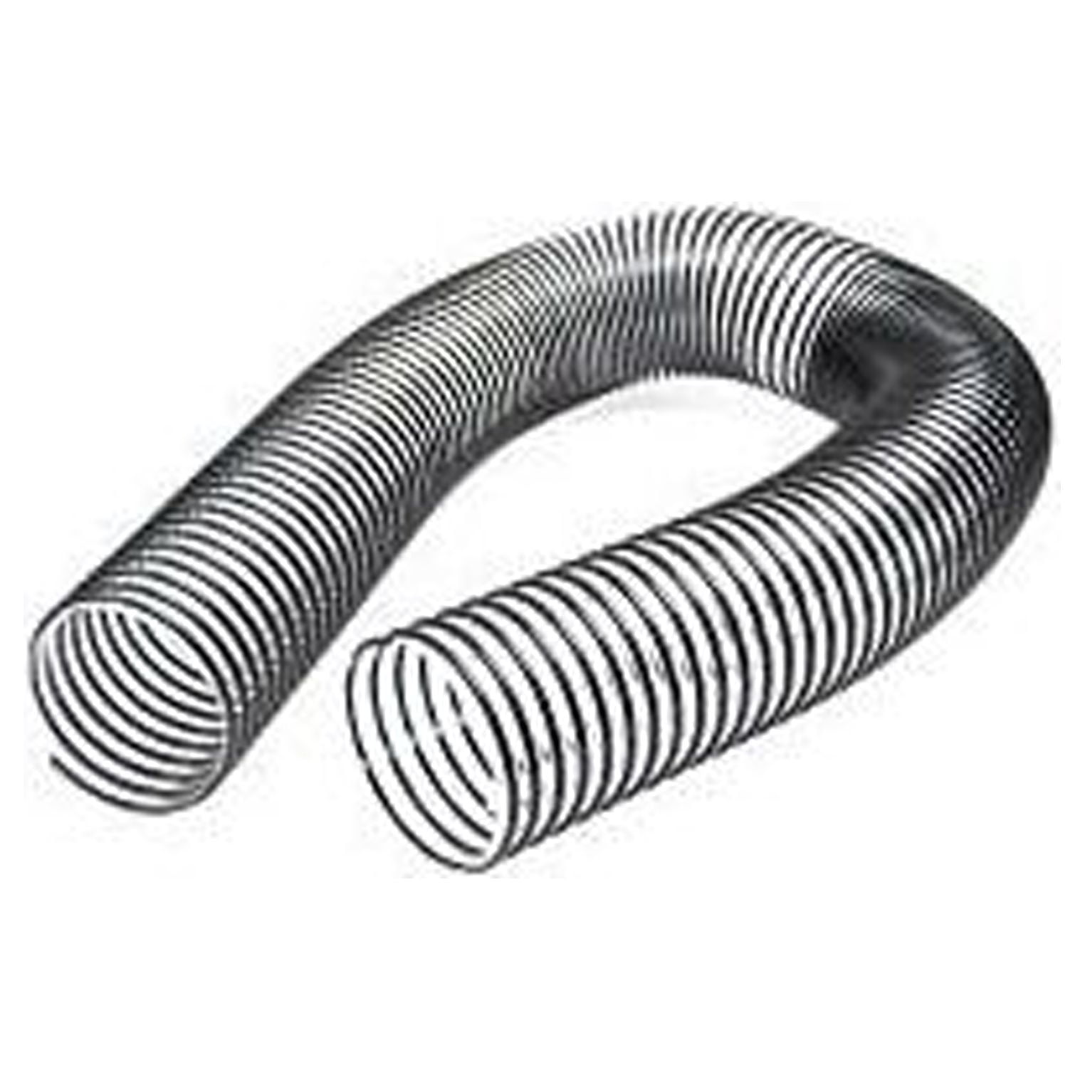 Black PVC Leaf Vacuum Collection Yard Hose (6 Inch ID x 10 Feet