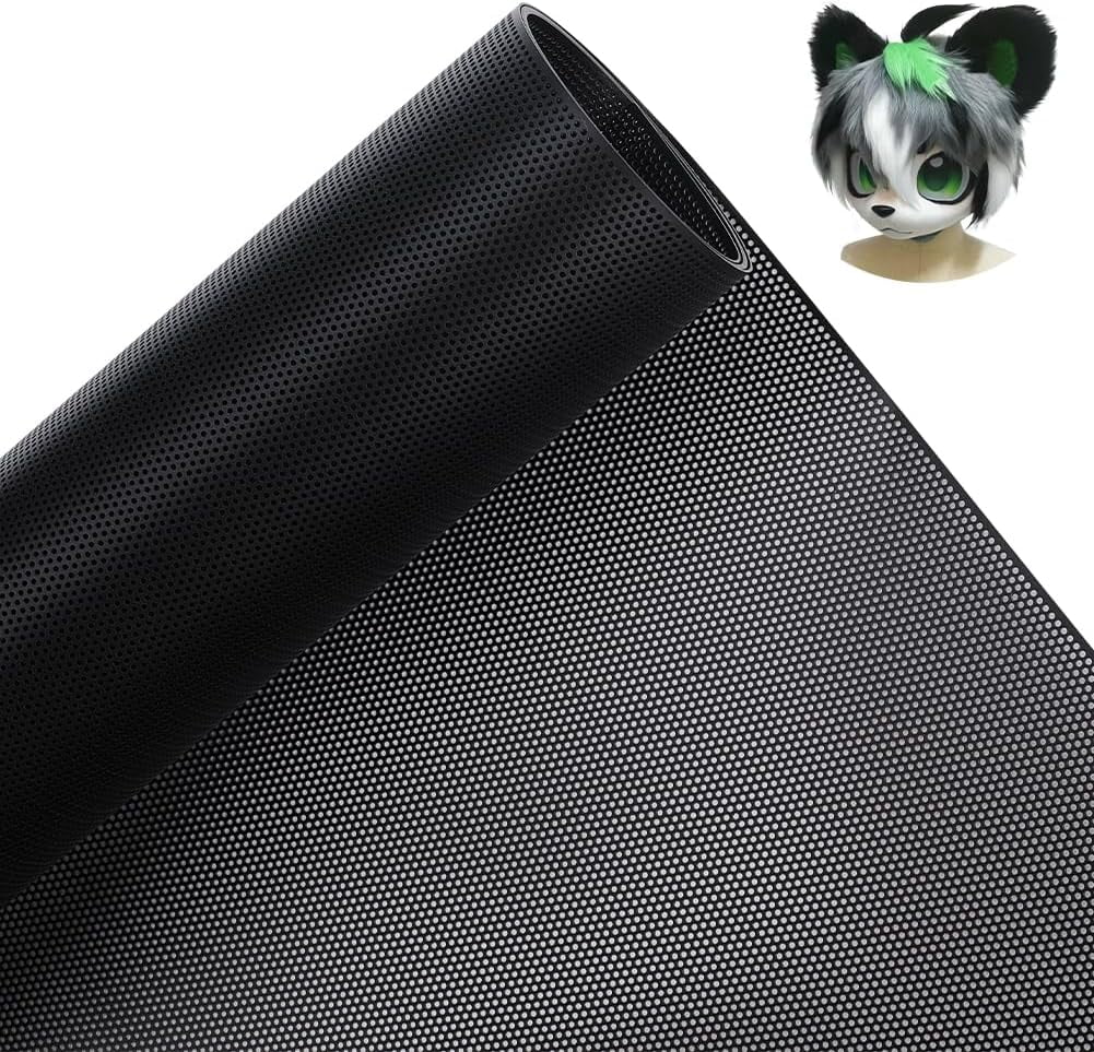 Nbeads 14er-Set Fursuit Eye Plastik Mesh – 30x22cm Bedruckbares PVC-Netz, 0,4mm Dick, Lochgröße 0,5mm Für Cosplay & Kostümbau