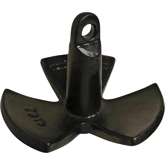 Black PVC Vinyl Coated River Anchor 20 lb