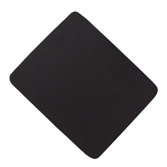 Black Pad Large Stitched Edged Nonslip Rubber Base Mat For Home Gaming Work Easy Maintenance