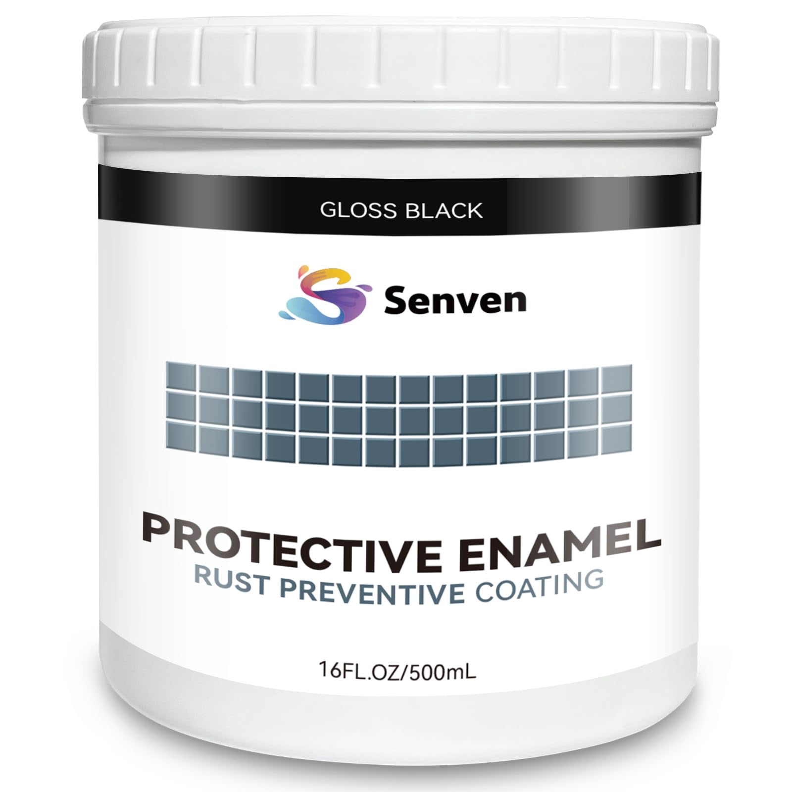 Black Paint Gloss Black Rust Control 16 Oz Anti Rust Coating Enamel ...