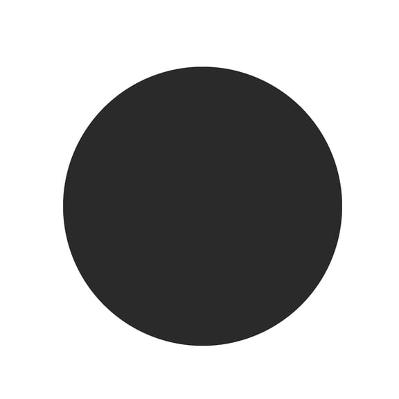 Black Painting Tempered Glass Top 39.3 INCH Rouund Glass Table Top 3/8 INCH Thickness