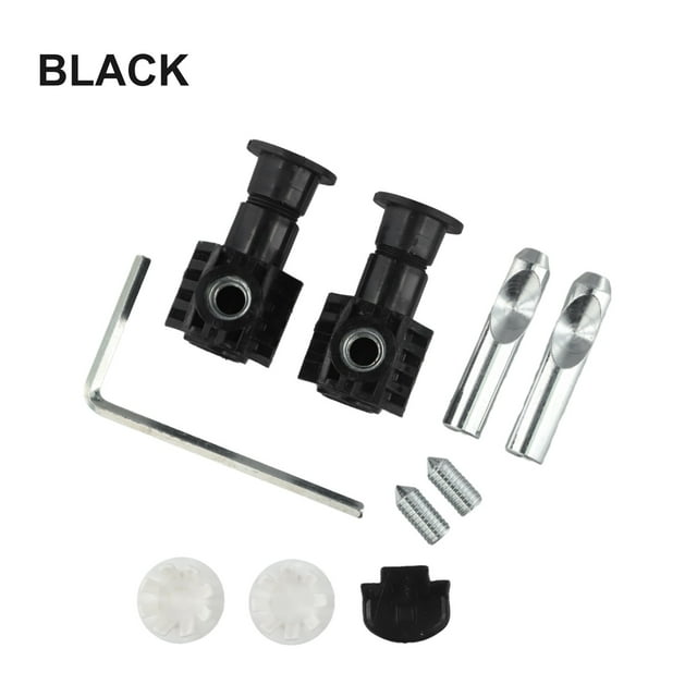 Black Pair Of Zink Plated Fixing Bolts Kits for Wall Hung Toilet
