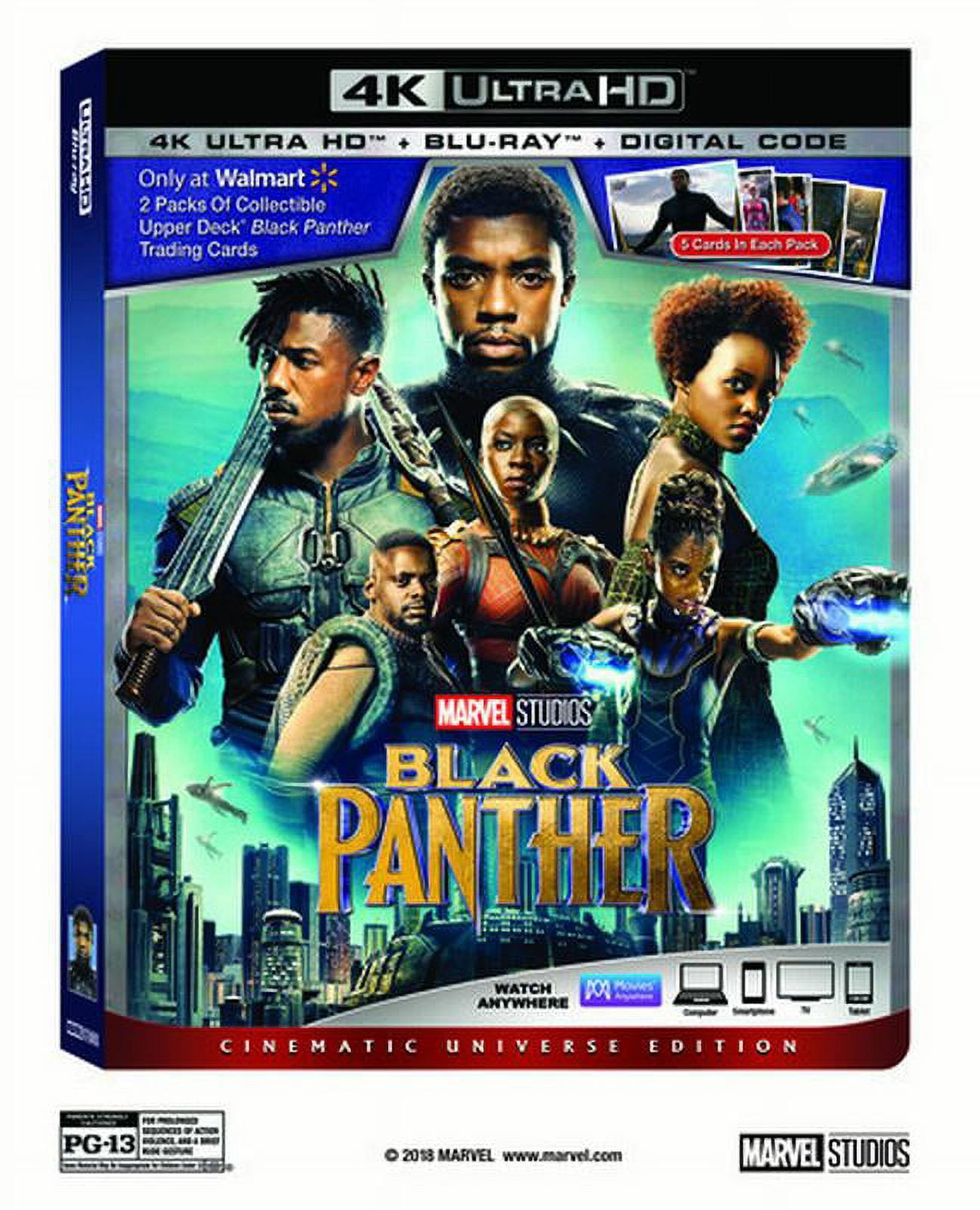 Black Panther (4K Ultra HD + Bluray + Digital Code)