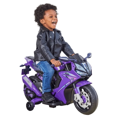 Black Panther 6V Motorcycle Ride on Toy