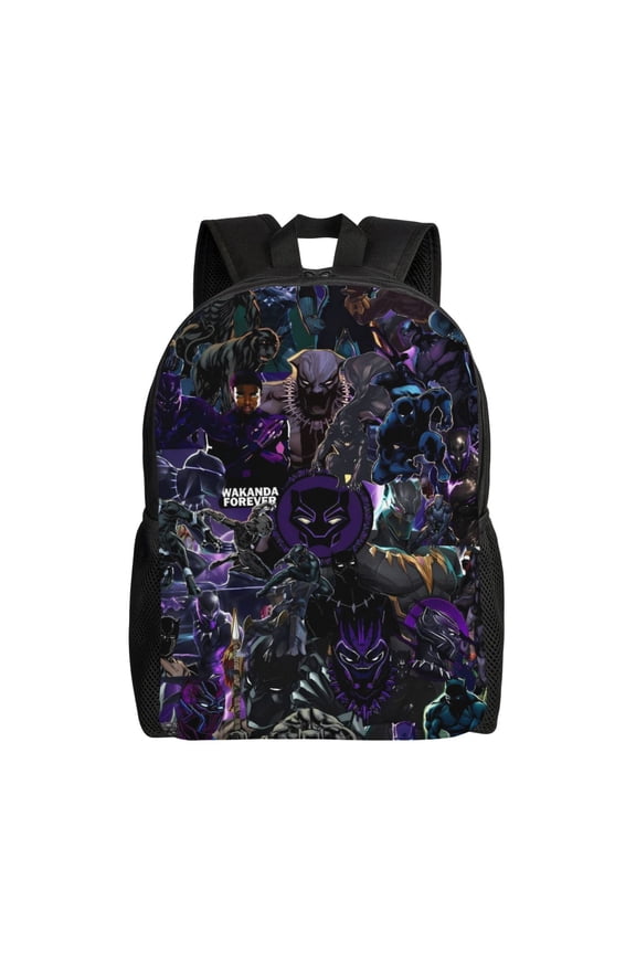 Black Panther Back-Pack Bookbag Multipurpose Large Capacity Daypacks Bag For Study Travel Hiking
