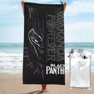 Black panther bath towel sale