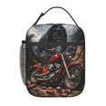 thumbnail image 1 of Black Panther Biker Lunch Bag Portable Thermal Lunch Box for Men and Women, 1 of 6