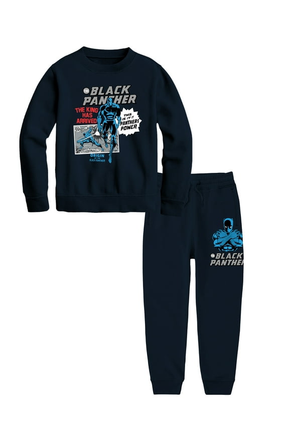 Boys Classic Comic Graphic Hoodie & Jogger Outfit Set, 2-Piece, Sizes XS-XL