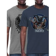 Black Panther Bundle Pack Short Sleeve Graphic Tee, 2-Pack