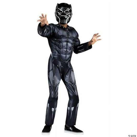 Black Panther Child Qualux Costume - Medium