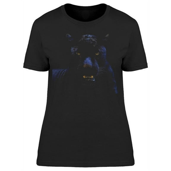 Black Panther, Close Up  T-Shirt Women -Image by Shutterstock, Female XX-Large