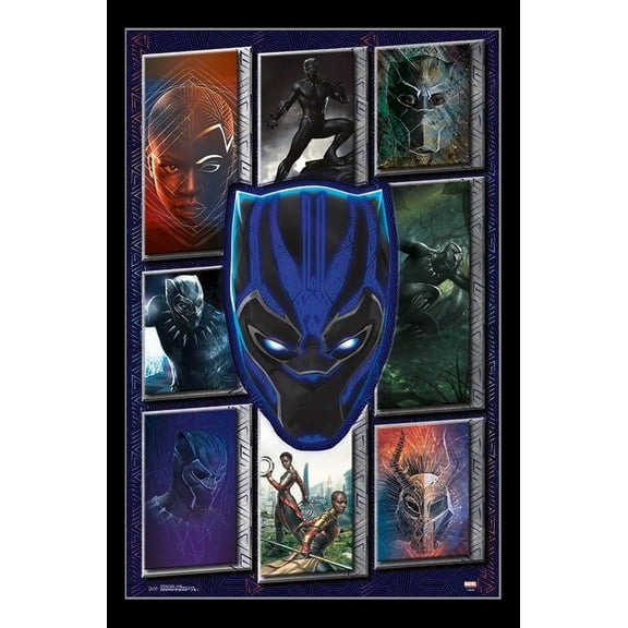 Black Panther - Collage Poster Print (22 x 34)