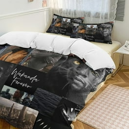 Black Panther Family Bed Piece Set, Personalized Bedding Decor