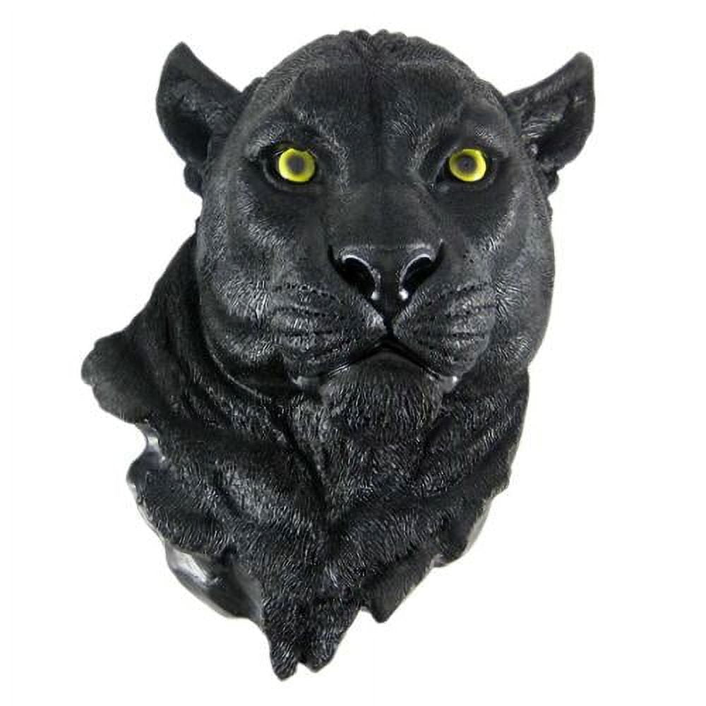 Black Panther Head Mount Wall Statue Bust - Walmart.com