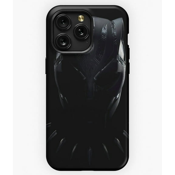 Black Panther Inspired Comic Style Phone Case for iPhone 17 16 15 14 13 12 11 Pro Max