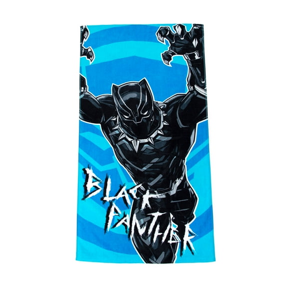 Black Panther Kids Beach Towel, 27 x 54, Marvel